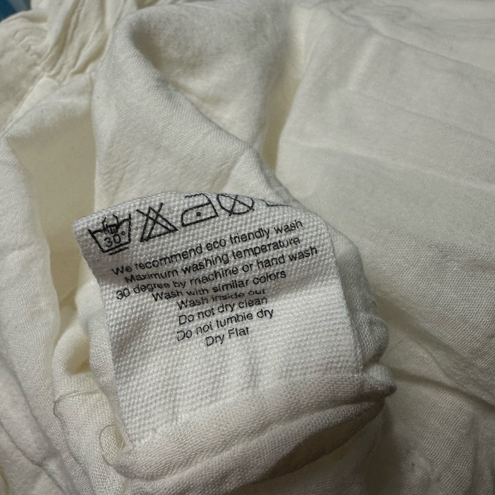 NWT Skall Studio Nadja Cotton Gauze Dress in Off-White - Picture 8 of 9